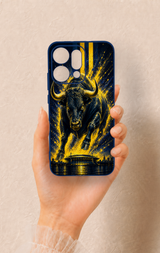 Oppo Reno 14 Uyumlu Kadiköy Boğası Desenli Silikon Kılıf