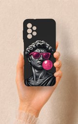 Samsung A13 Uyumlu Pop David Desenli Silikon Kılıf