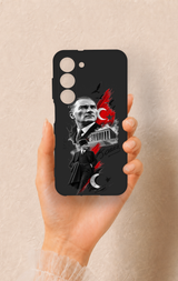 Samsung S23 Uyumlu Atatürk Anıtkabir Desenli Silikon Kılıf