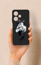 İnfinix Hot 30i Uyumlu Bald Eagle Desenli Silikon Kılıf