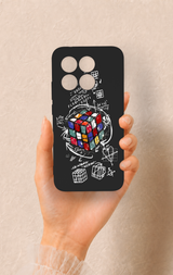 Mi 15T 5G Uyumlu Rubik Küb Desenli Silikon Kılıf
