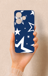 Redmi 13 4G Uyumlu Mega Star Desenli Silikon Kılıf