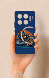 İnfinix Gt 20 Pro Uyumlu Moto Rider Desenli Silikon Kılıf