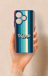 Redmi 13 4G Uyumlu Vintage Desenli Silikon Kılıf