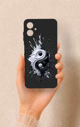 Samsung A06 Uyumlu İyi ve Kötü Desenli Silikon Kılıf