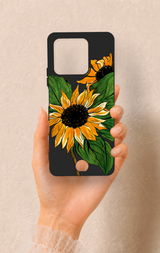 Reeder S71 Uyumlu Ay Çiçeği Desenli Silikon Kılıf