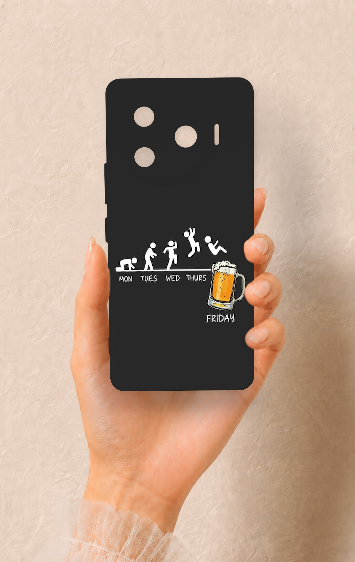 Tecno Camon 30 Pro 5G Uyumlu Fun Day Friday Desenli Silikon Kılıf