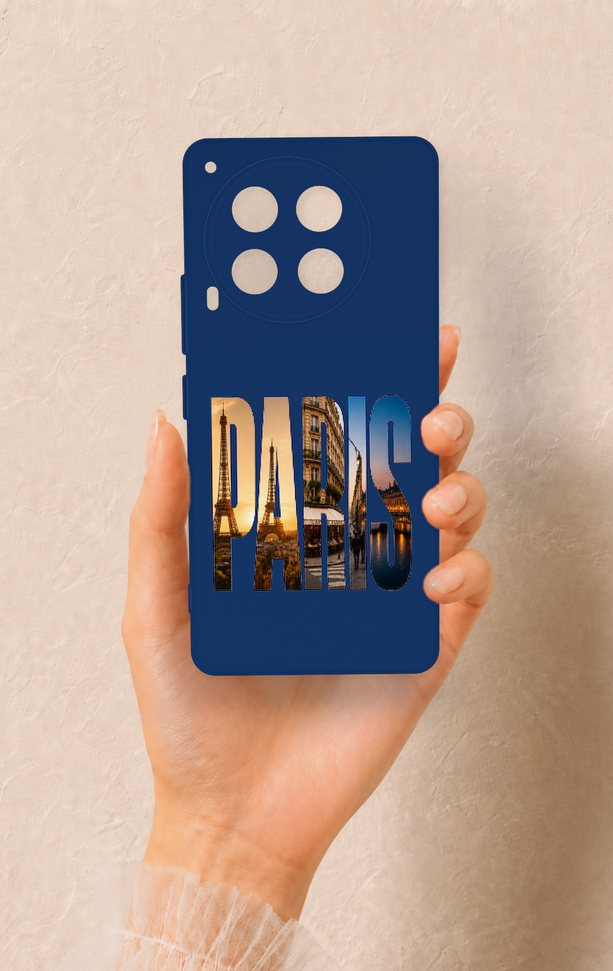 Tecno Camon 30 Uyumlu Paris Desenli Silikon Kılıf
