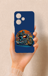 İnfinix Hot 30i Uyumlu Moto Rider Desenli Silikon Kılıf