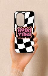 Honor 200 5G Uyumlu Black Good Vibes Desenli Silikon Kılıf