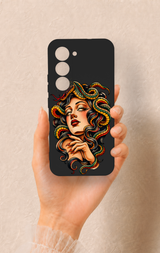 Tecno Spark 40 Pro Uyumlu Medusa Desenli Silikon Kılıf