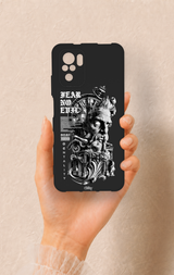 Redmi Note 10-10S Uyumlu Fear No Evil Desenli Silikon Kılıf