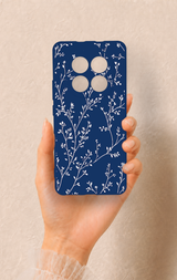 REDMİ NOTE 15 4G Uyumlu İnce Yaprak Dalı Desenli Silikon Kılıf