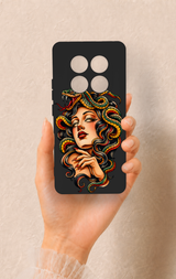 Redmi Note 14 Pro 5G Uyumlu Medusa Desenli Silikon Kılıf