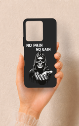 Vivo Y35 Uyumlu No Pain No Gain Desenli Silikon Kılıf