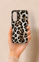 Samsung A57 Uyumlu Leopar Derisi Desenli Silikon Kılıf