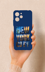Redmi 12 Uyumlu New York City Desenli Silikon Kılıf
