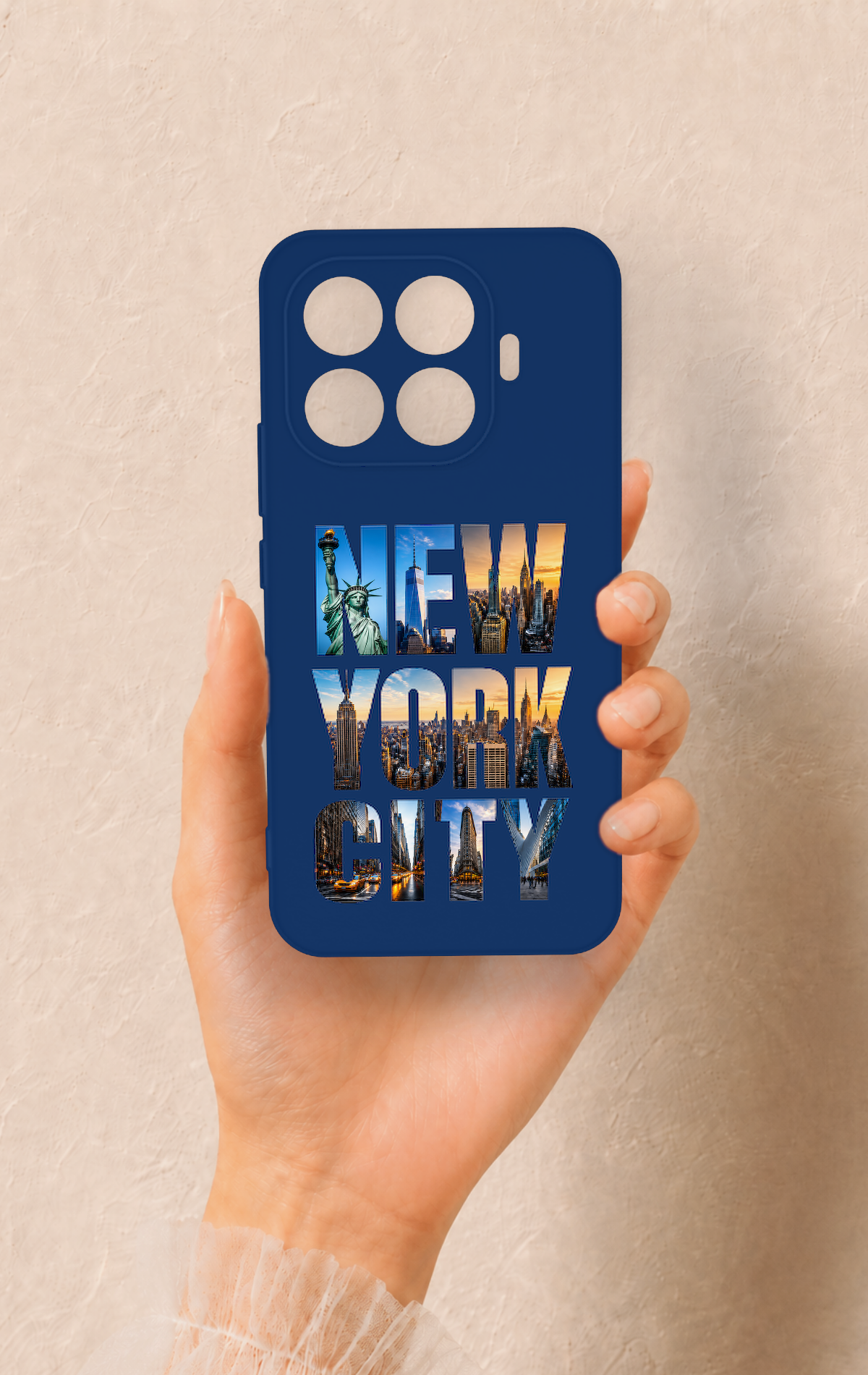 Mi 17T Pro 5G Uyumlu New York City Desenli Silikon Kılıf