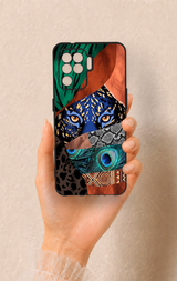 Oppo Reno 5 Lite Uyumlu Amazon Kaplan Desenli Silikon Kılıf