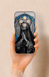 Tecno Spark 30C Uyumlu Rahibe Desenli Silikon Kılıf