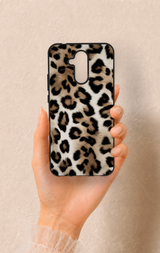 Huawei Mate 20 Lite Uyumlu Leopar Derisi Desenli Silikon Kılıf