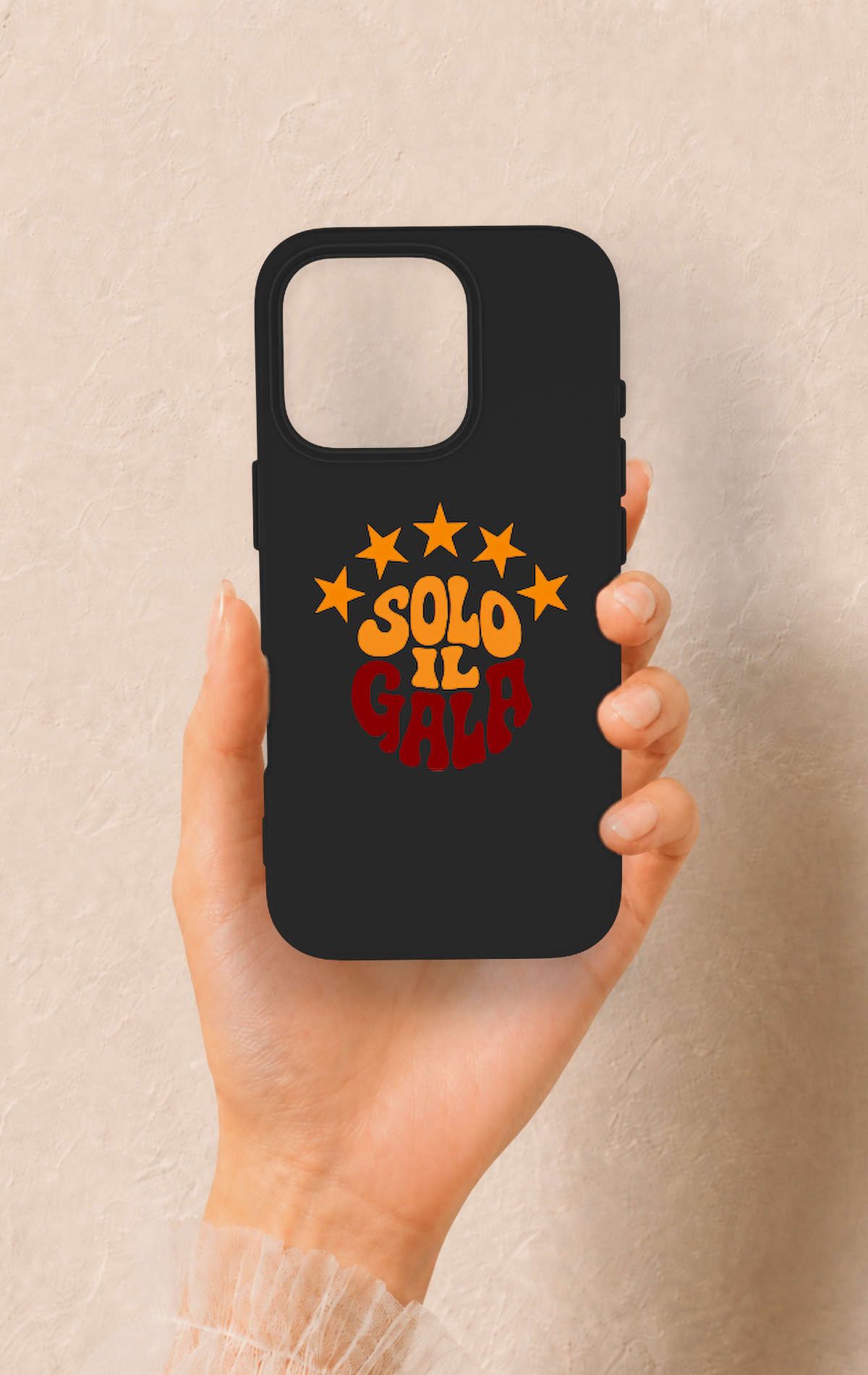 iPhone 16 Pro Uyumlu Solo IL Gala Desenli Silikon Kılıf