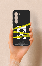 Tecno Spark 40 Pro Uyumlu Off White Desenli Silikon Kılıf
