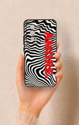 Poco F5 Pro Uyumlu Zebra Amore Desenli Silikon Kılıf