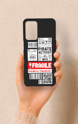 Oppo A16 Uyumlu Fragile Desenli Silikon Kılıf