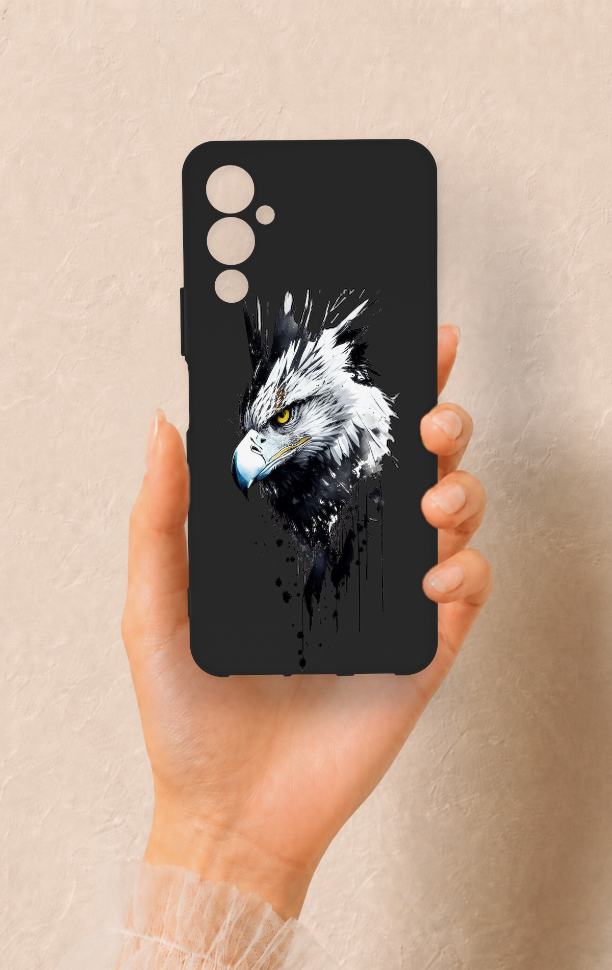 Tecno Pova Neo 4 Uyumlu Bald Eagle Desenli Silikon Kılıf