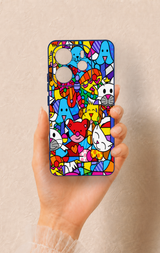 Redmi Note 14 4G Uyumlu Britto Garden Desenli Silikon Kılıf