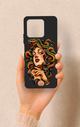 Reeder S71 Uyumlu Medusa Desenli Silikon Kılıf