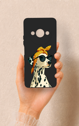 Redmi A3 Uyumlu Cool Dalmaçyalı Desenli Silikon Kılıf