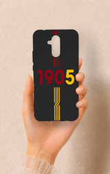 Huawei Mate 20 Lite Uyumlu 1905 Kemer Desenli Silikon Kılıf