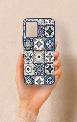 Vivo Y33S Uyumlu Mozaik Çini Desenli Silikon Kılıf