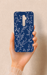 Oppo Reno 2Z Uyumlu İnce Yaprak Dalı Desenli Silikon Kılıf