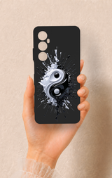 Realme C65 Uyumlu İyi ve Kötü Desenli Silikon Kılıf