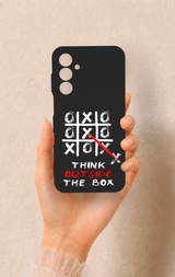 Samsung A25 Uyumlu Out Side The Box Desenli Silikon Kılıf