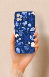 Samsung A05 Uyumlu Deniz Kabuğu Desenli Silikon Kılıf