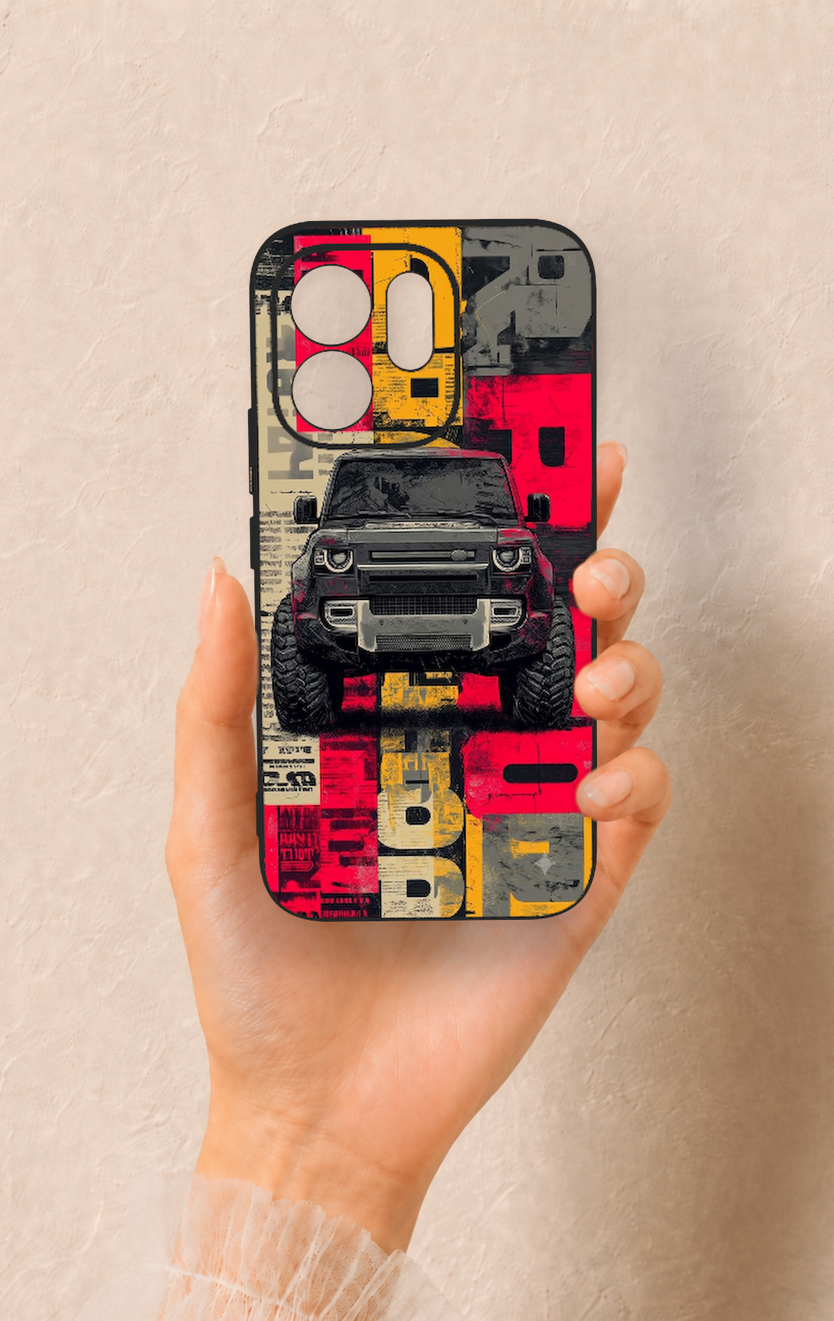 Vivo V70 5G Uyumlu Defender Truck Desenli Silikon Kılıf