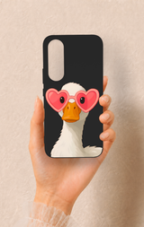 Vivo V70 FE 5G Uyumlu Aşık Ördek Desenli Silikon Kılıf