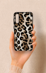 Samsung A50 Uyumlu Leopar Derisi Desenli Silikon Kılıf