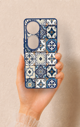 Vivo V40 Uyumlu Mozaik Çini Desenli Silikon Kılıf