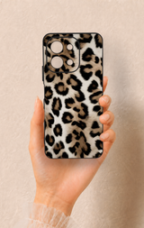 Vivo Y28 Uyumlu Leopar Derisi Desenli Silikon Kılıf