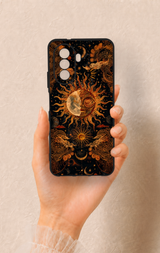 Huawei Nova Y70 Uyumlu Mistik Güneş Desenli Silikon Kılıf