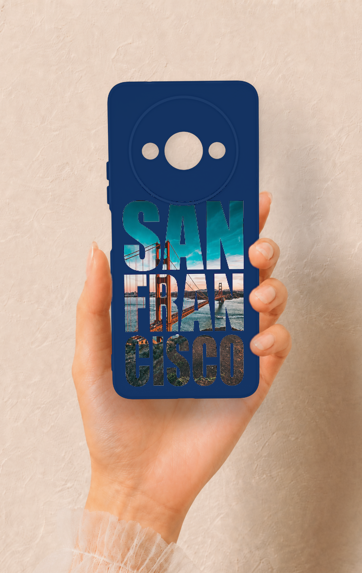 Redmi A3 Uyumlu San Francisco Desenli Silikon Kılıf