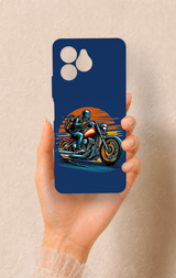 Omix x6 Uyumlu Moto Rider Desenli Silikon Kılıf