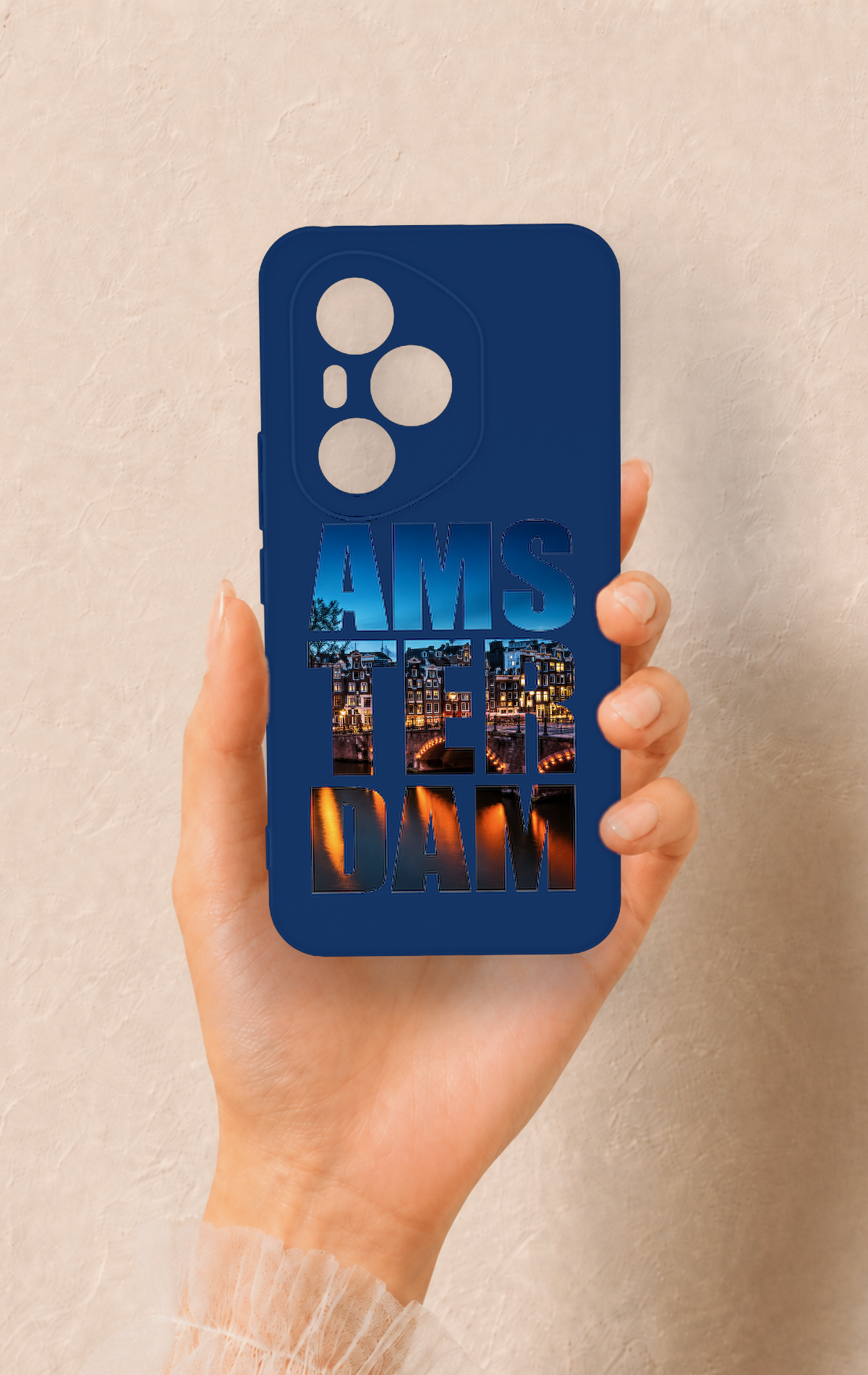 Honor 400 Pro Uyumlu Amsterdam Desenli Silikon Kılıf