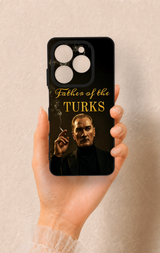 Tecno Spark 20C Uyumlu Father Of The Turks Desenli Silikon Kılıf
