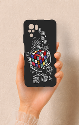 Redmi Note 10-10S Uyumlu Rubik Küb Desenli Silikon Kılıf
